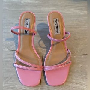 Steve Madden Pink Kitten Heels, Size 6.5